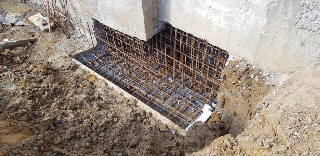 New Basement Construction Underpinning, Waterproof Concrete Basement Construction