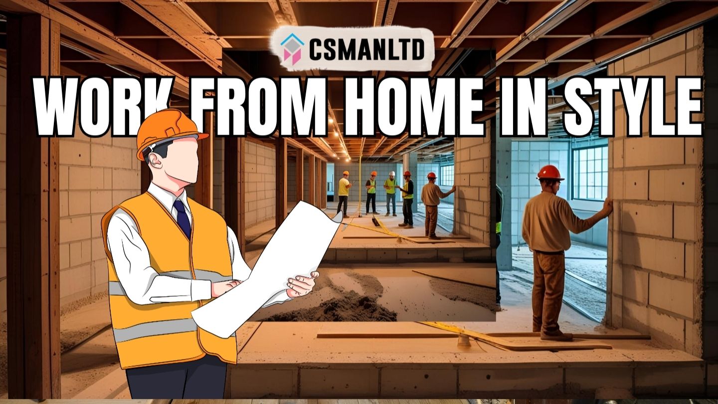 Work from Home in Style Convert Your Basement into a Private Office