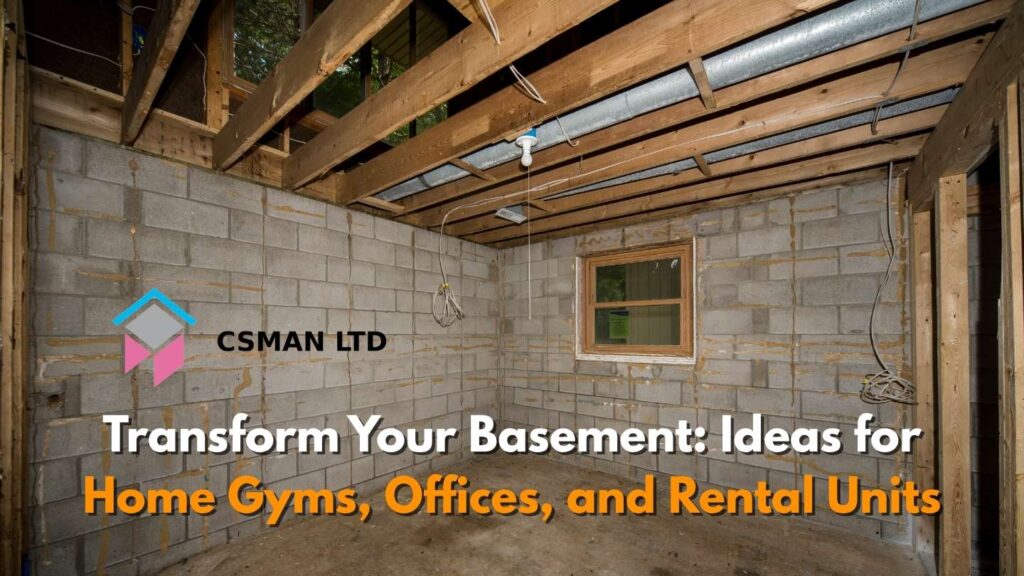 Transform Your Basement: Ideas for Home Gyms, Offices, and Rental Units ...
