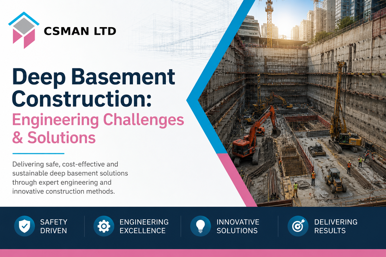 Deep Basement Construction: Engineering Challenges